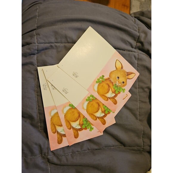 Vintage Olympicard Note Cards 4 Cute Animal Designs Lot Of 13 Cards New Unused - Picture 5 of 11